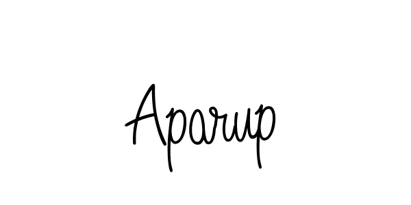 Make a beautiful signature design for name Aparup. With this signature (Angelique-Rose-font-FFP) style, you can create a handwritten signature for free. Aparup signature style 5 images and pictures png