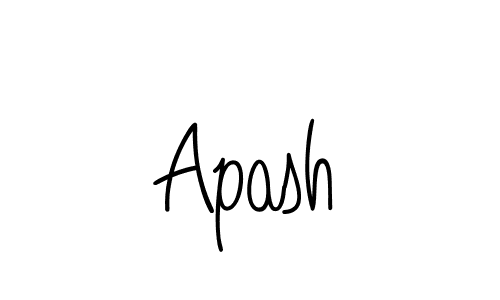 The best way (Angelique-Rose-font-FFP) to make a short signature is to pick only two or three words in your name. The name Apash include a total of six letters. For converting this name. Apash signature style 5 images and pictures png