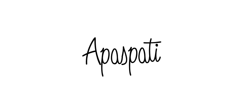 Make a beautiful signature design for name Apaspati. With this signature (Angelique-Rose-font-FFP) style, you can create a handwritten signature for free. Apaspati signature style 5 images and pictures png