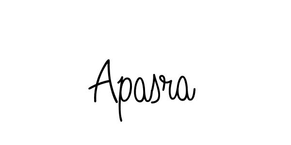 Make a beautiful signature design for name Apasra. With this signature (Angelique-Rose-font-FFP) style, you can create a handwritten signature for free. Apasra signature style 5 images and pictures png