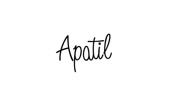 Also we have Apatil name is the best signature style. Create professional handwritten signature collection using Angelique-Rose-font-FFP autograph style. Apatil signature style 5 images and pictures png