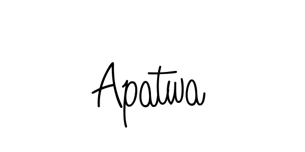 Apatwa stylish signature style. Best Handwritten Sign (Angelique-Rose-font-FFP) for my name. Handwritten Signature Collection Ideas for my name Apatwa. Apatwa signature style 5 images and pictures png