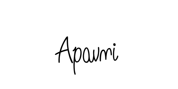 Apavni stylish signature style. Best Handwritten Sign (Angelique-Rose-font-FFP) for my name. Handwritten Signature Collection Ideas for my name Apavni. Apavni signature style 5 images and pictures png