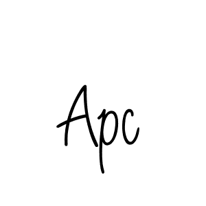 How to make Apc name signature. Use Angelique-Rose-font-FFP style for creating short signs online. This is the latest handwritten sign. Apc signature style 5 images and pictures png