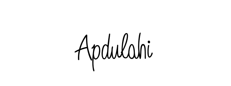 if you are searching for the best signature style for your name Apdulahi. so please give up your signature search. here we have designed multiple signature styles  using Angelique-Rose-font-FFP. Apdulahi signature style 5 images and pictures png