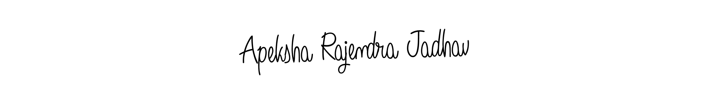 Design your own signature with our free online signature maker. With this signature software, you can create a handwritten (Angelique-Rose-font-FFP) signature for name Apeksha Rajendra Jadhav. Apeksha Rajendra Jadhav signature style 5 images and pictures png