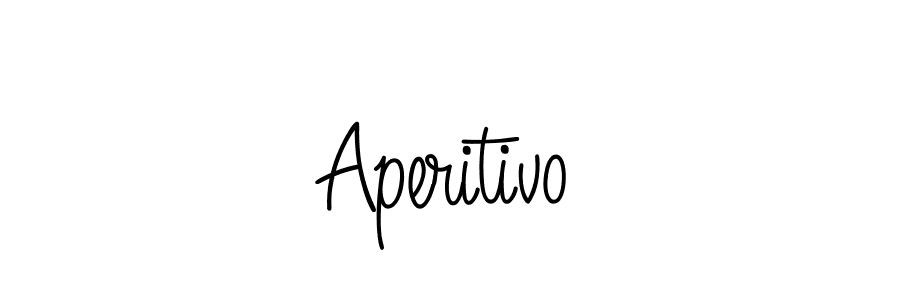 Make a short Aperitivo signature style. Manage your documents anywhere anytime using Angelique-Rose-font-FFP. Create and add eSignatures, submit forms, share and send files easily. Aperitivo signature style 5 images and pictures png