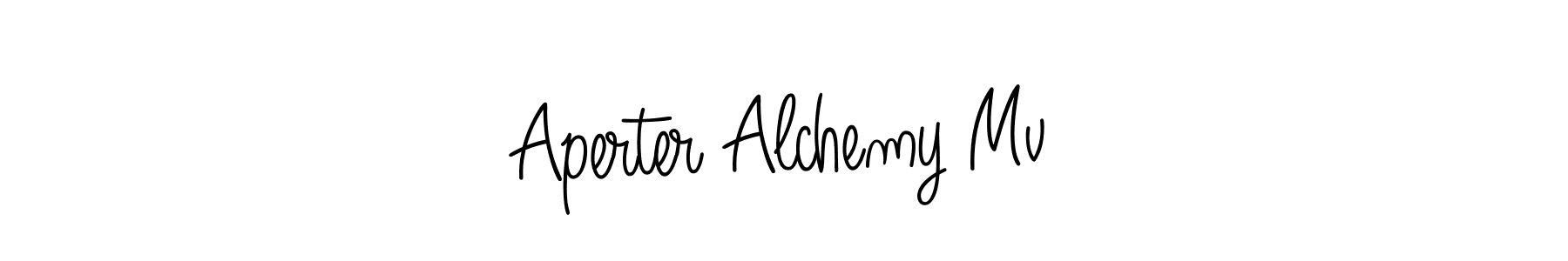 How to make Aperter Alchemy Mv signature? Angelique-Rose-font-FFP is a professional autograph style. Create handwritten signature for Aperter Alchemy Mv name. Aperter Alchemy Mv signature style 5 images and pictures png