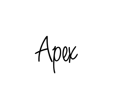 Make a beautiful signature design for name Apex. With this signature (Angelique-Rose-font-FFP) style, you can create a handwritten signature for free. Apex signature style 5 images and pictures png