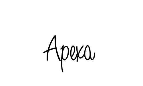 Best and Professional Signature Style for Apexa. Angelique-Rose-font-FFP Best Signature Style Collection. Apexa signature style 5 images and pictures png