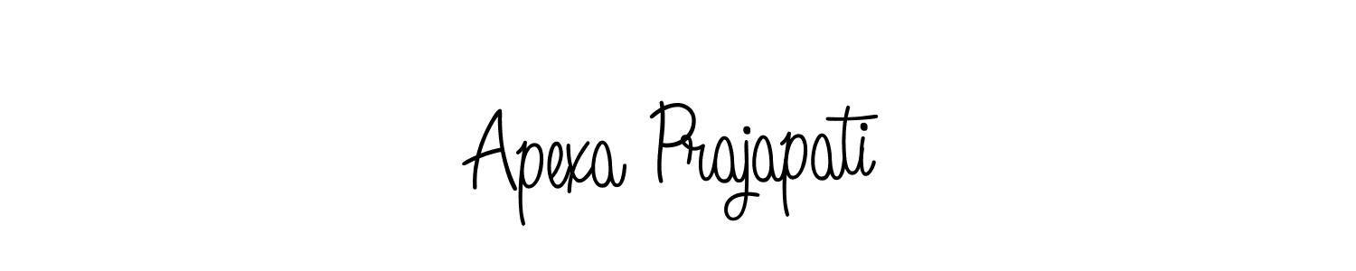 Best and Professional Signature Style for Apexa Prajapati. Angelique-Rose-font-FFP Best Signature Style Collection. Apexa Prajapati signature style 5 images and pictures png