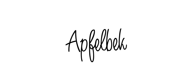 It looks lik you need a new signature style for name Apfelbek. Design unique handwritten (Angelique-Rose-font-FFP) signature with our free signature maker in just a few clicks. Apfelbek signature style 5 images and pictures png