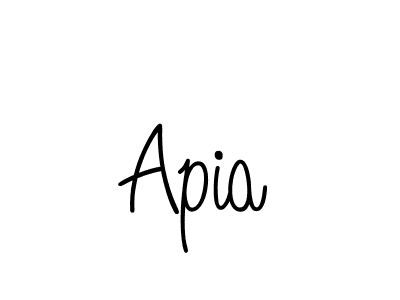 if you are searching for the best signature style for your name Apia. so please give up your signature search. here we have designed multiple signature styles  using Angelique-Rose-font-FFP. Apia signature style 5 images and pictures png