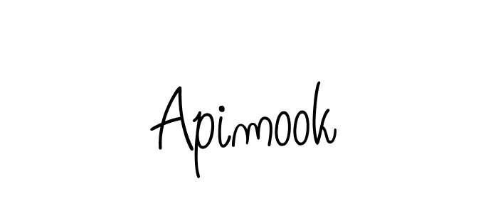 Apimook stylish signature style. Best Handwritten Sign (Angelique-Rose-font-FFP) for my name. Handwritten Signature Collection Ideas for my name Apimook. Apimook signature style 5 images and pictures png