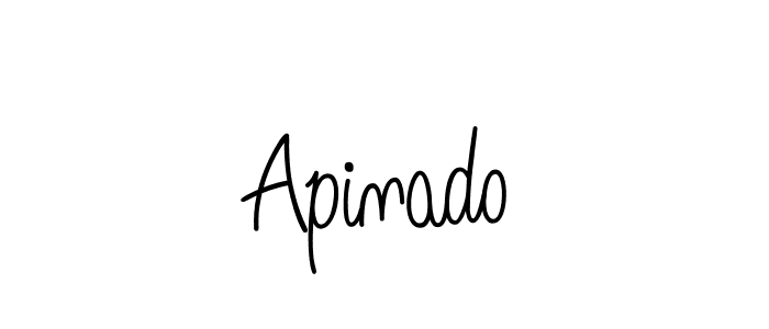 Create a beautiful signature design for name Apinado. With this signature (Angelique-Rose-font-FFP) fonts, you can make a handwritten signature for free. Apinado signature style 5 images and pictures png