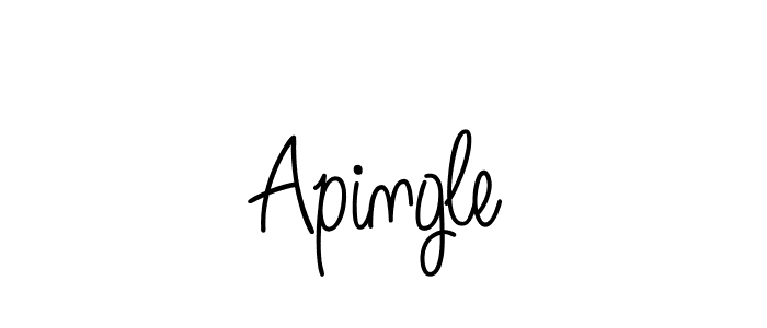 Make a beautiful signature design for name Apingle. Use this online signature maker to create a handwritten signature for free. Apingle signature style 5 images and pictures png