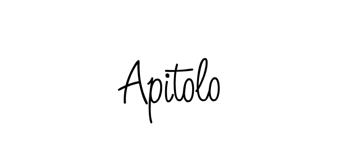 Make a beautiful signature design for name Apitolo. Use this online signature maker to create a handwritten signature for free. Apitolo signature style 5 images and pictures png