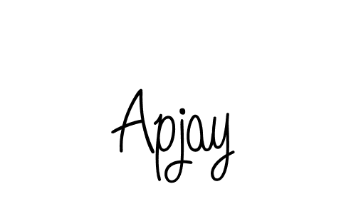 Create a beautiful signature design for name Apjay. With this signature (Angelique-Rose-font-FFP) fonts, you can make a handwritten signature for free. Apjay signature style 5 images and pictures png