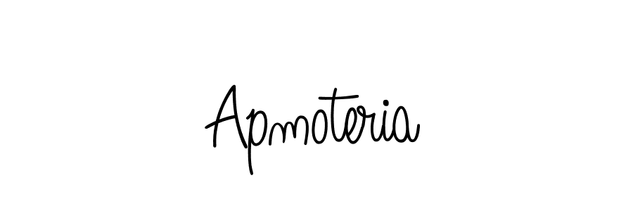Create a beautiful signature design for name Apmoteria. With this signature (Angelique-Rose-font-FFP) fonts, you can make a handwritten signature for free. Apmoteria signature style 5 images and pictures png