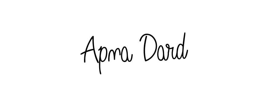 How to Draw Apna Dard signature style? Angelique-Rose-font-FFP is a latest design signature styles for name Apna Dard. Apna Dard signature style 5 images and pictures png