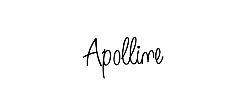 How to Draw Apolline signature style? Angelique-Rose-font-FFP is a latest design signature styles for name Apolline. Apolline signature style 5 images and pictures png