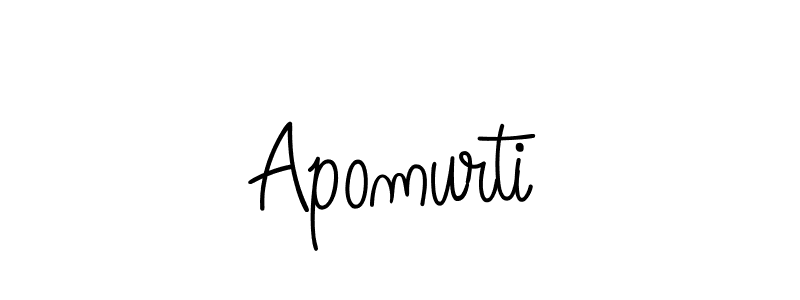 Here are the top 10 professional signature styles for the name Apomurti. These are the best autograph styles you can use for your name. Apomurti signature style 5 images and pictures png