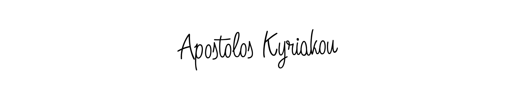 Make a short Apostolos Kyriakou signature style. Manage your documents anywhere anytime using Angelique-Rose-font-FFP. Create and add eSignatures, submit forms, share and send files easily. Apostolos Kyriakou signature style 5 images and pictures png