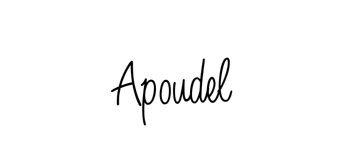 Also You can easily find your signature by using the search form. We will create Apoudel name handwritten signature images for you free of cost using Angelique-Rose-font-FFP sign style. Apoudel signature style 5 images and pictures png