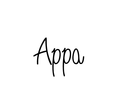 Appa stylish signature style. Best Handwritten Sign (Angelique-Rose-font-FFP) for my name. Handwritten Signature Collection Ideas for my name Appa. Appa signature style 5 images and pictures png