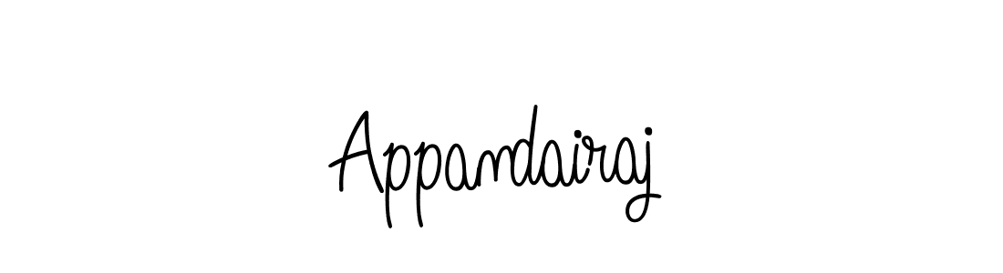 The best way (Angelique-Rose-font-FFP) to make a short signature is to pick only two or three words in your name. The name Appandairaj include a total of six letters. For converting this name. Appandairaj signature style 5 images and pictures png