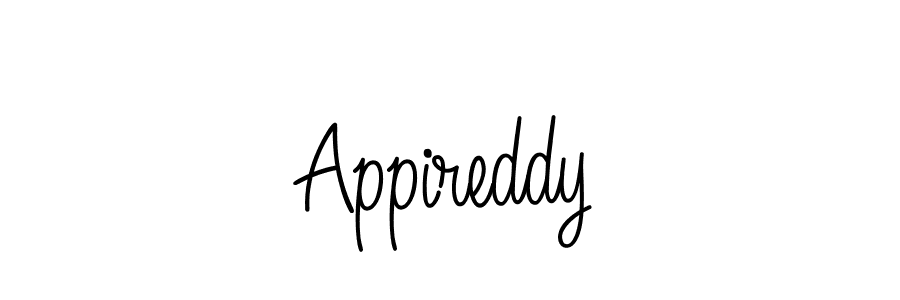 How to make Appireddy name signature. Use Angelique-Rose-font-FFP style for creating short signs online. This is the latest handwritten sign. Appireddy signature style 5 images and pictures png