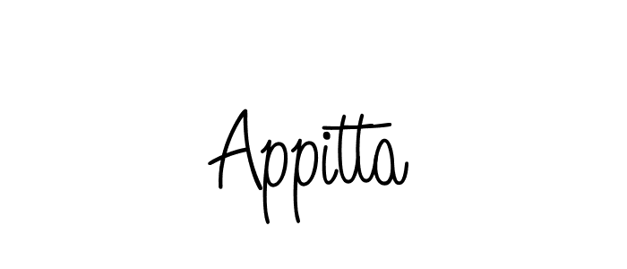 Once you've used our free online signature maker to create your best signature Angelique-Rose-font-FFP style, it's time to enjoy all of the benefits that Appitta name signing documents. Appitta signature style 5 images and pictures png
