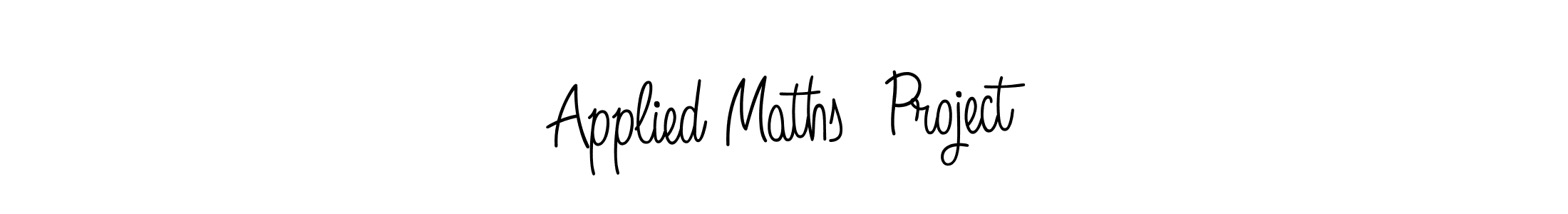 Here are the top 10 professional signature styles for the name Applied Maths  Project. These are the best autograph styles you can use for your name. Applied Maths  Project signature style 5 images and pictures png