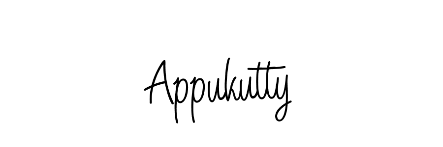 Appukutty stylish signature style. Best Handwritten Sign (Angelique-Rose-font-FFP) for my name. Handwritten Signature Collection Ideas for my name Appukutty. Appukutty signature style 5 images and pictures png