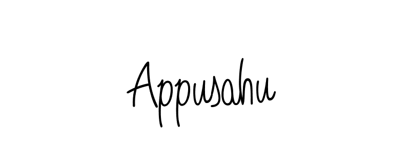 Make a beautiful signature design for name Appusahu. With this signature (Angelique-Rose-font-FFP) style, you can create a handwritten signature for free. Appusahu signature style 5 images and pictures png