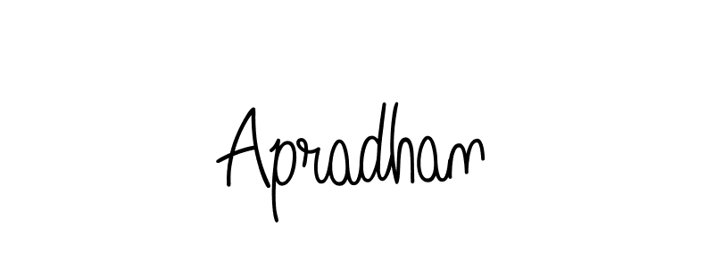 if you are searching for the best signature style for your name Apradhan. so please give up your signature search. here we have designed multiple signature styles  using Angelique-Rose-font-FFP. Apradhan signature style 5 images and pictures png