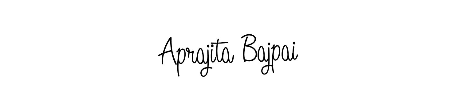 Best and Professional Signature Style for Aprajita Bajpai. Angelique-Rose-font-FFP Best Signature Style Collection. Aprajita Bajpai signature style 5 images and pictures png