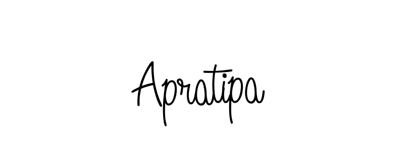 Create a beautiful signature design for name Apratipa. With this signature (Angelique-Rose-font-FFP) fonts, you can make a handwritten signature for free. Apratipa signature style 5 images and pictures png