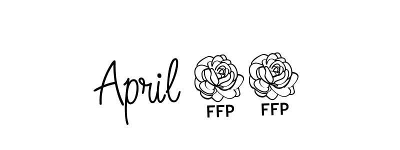 You should practise on your own different ways (Angelique-Rose-font-FFP) to write your name (April 11) in signature. don't let someone else do it for you. April 11 signature style 5 images and pictures png