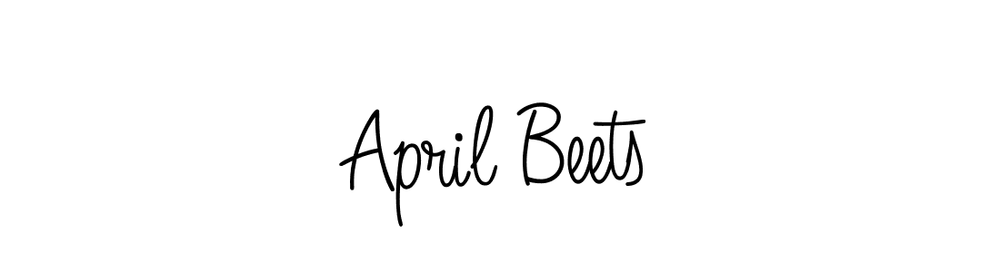 How to make April Beets signature? Angelique-Rose-font-FFP is a professional autograph style. Create handwritten signature for April Beets name. April Beets signature style 5 images and pictures png