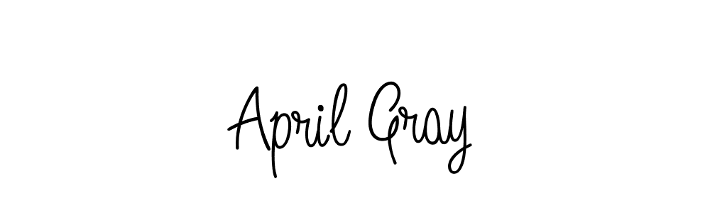 if you are searching for the best signature style for your name April Gray. so please give up your signature search. here we have designed multiple signature styles  using Angelique-Rose-font-FFP. April Gray signature style 5 images and pictures png