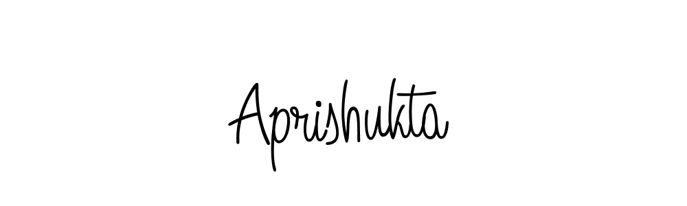 Make a beautiful signature design for name Aprishukta. Use this online signature maker to create a handwritten signature for free. Aprishukta signature style 5 images and pictures png