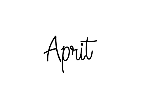 Design your own signature with our free online signature maker. With this signature software, you can create a handwritten (Angelique-Rose-font-FFP) signature for name Aprit. Aprit signature style 5 images and pictures png