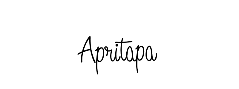 if you are searching for the best signature style for your name Apritapa. so please give up your signature search. here we have designed multiple signature styles  using Angelique-Rose-font-FFP. Apritapa signature style 5 images and pictures png