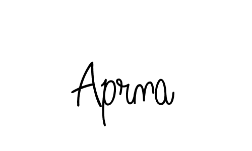 It looks lik you need a new signature style for name Aprna. Design unique handwritten (Angelique-Rose-font-FFP) signature with our free signature maker in just a few clicks. Aprna signature style 5 images and pictures png