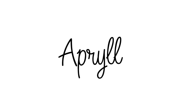 Make a beautiful signature design for name Apryll. Use this online signature maker to create a handwritten signature for free. Apryll signature style 5 images and pictures png