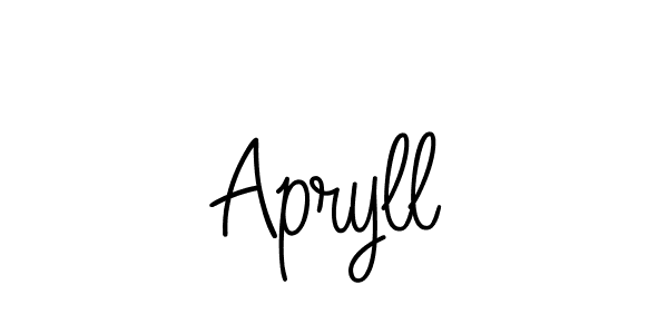 Also we have Apryll name is the best signature style. Create professional handwritten signature collection using Angelique-Rose-font-FFP autograph style. Apryll signature style 5 images and pictures png