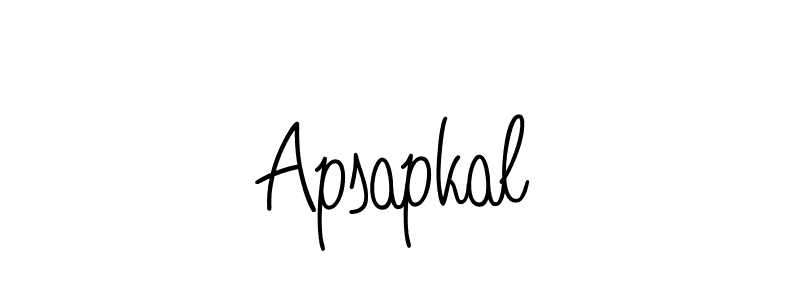 Apsapkal stylish signature style. Best Handwritten Sign (Angelique-Rose-font-FFP) for my name. Handwritten Signature Collection Ideas for my name Apsapkal. Apsapkal signature style 5 images and pictures png