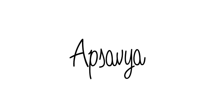 The best way (Angelique-Rose-font-FFP) to make a short signature is to pick only two or three words in your name. The name Apsavya include a total of six letters. For converting this name. Apsavya signature style 5 images and pictures png