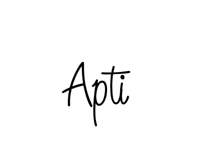How to make Apti signature? Angelique-Rose-font-FFP is a professional autograph style. Create handwritten signature for Apti name. Apti signature style 5 images and pictures png
